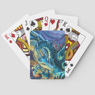 Blue Dragon Rider Spel Kort