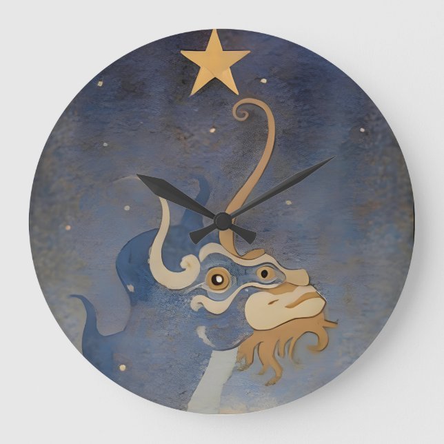 Blue Dragon Stor Klocka (Framsida)