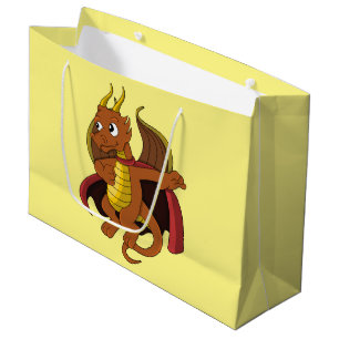 Blue Dragon Tecknad Large Gift Bag
