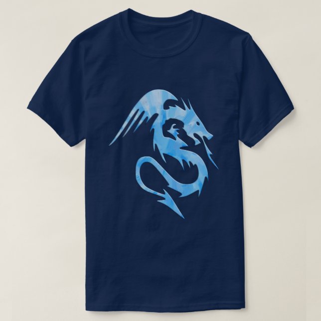 Blue Dragon Tröja (Design framsida)