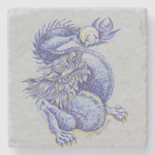 Blue Dragon Underlägg Sten