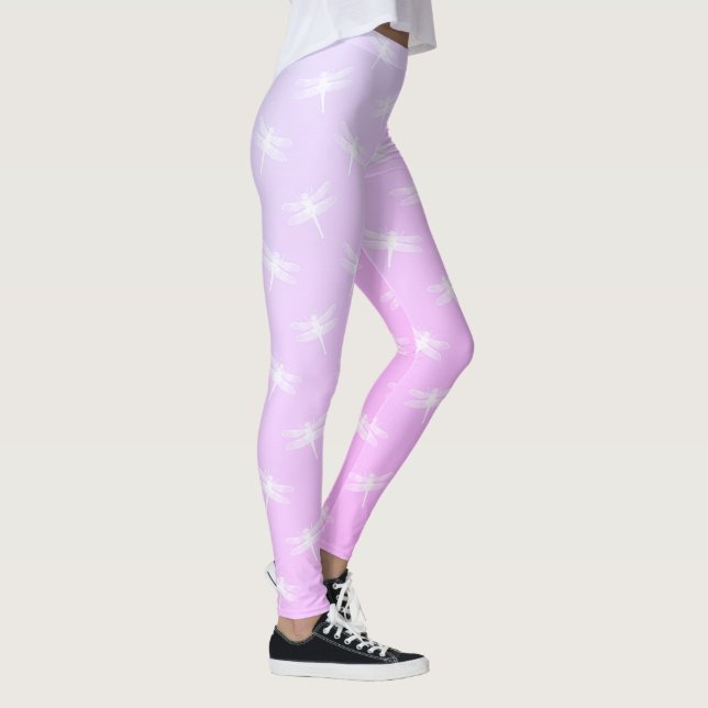 Blue Dragonfly Dream Lila Leggings (Höger)