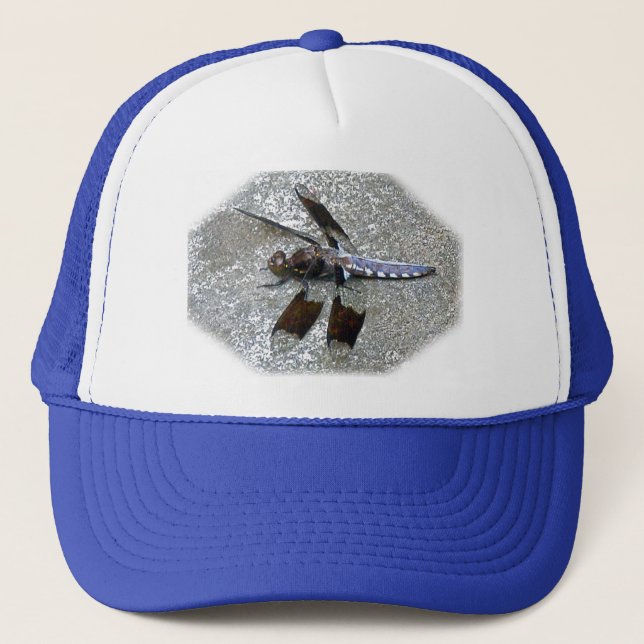 Blue Dragonfly Hat Truckerkeps (Framsida)