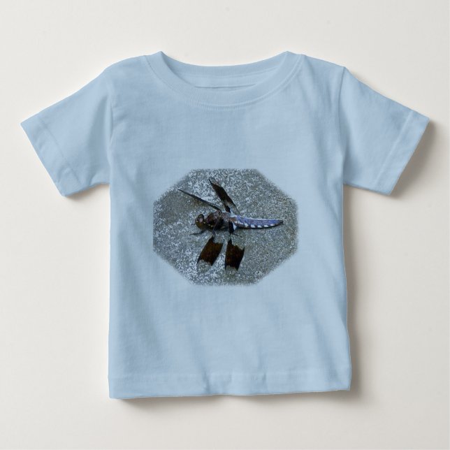 Blue Dragonfly Infant T-Shirt (Framsida)