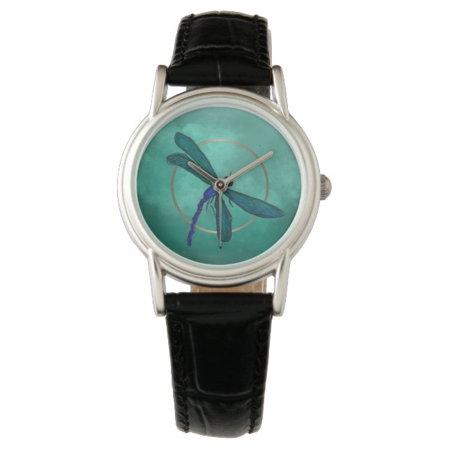 Blue Dragonfly Watch Armbandsur (Framsida)