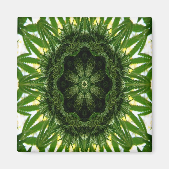 Blue Dream Mandala.. Magnet (Framsidan)