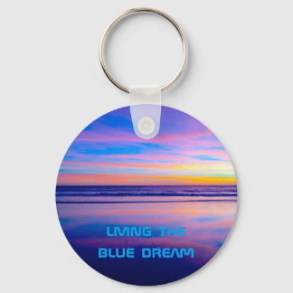 Blue Dream Sunset Santa Monica Nyckelring