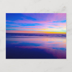 Blue Dream Sunset, Santa Monica Vykort