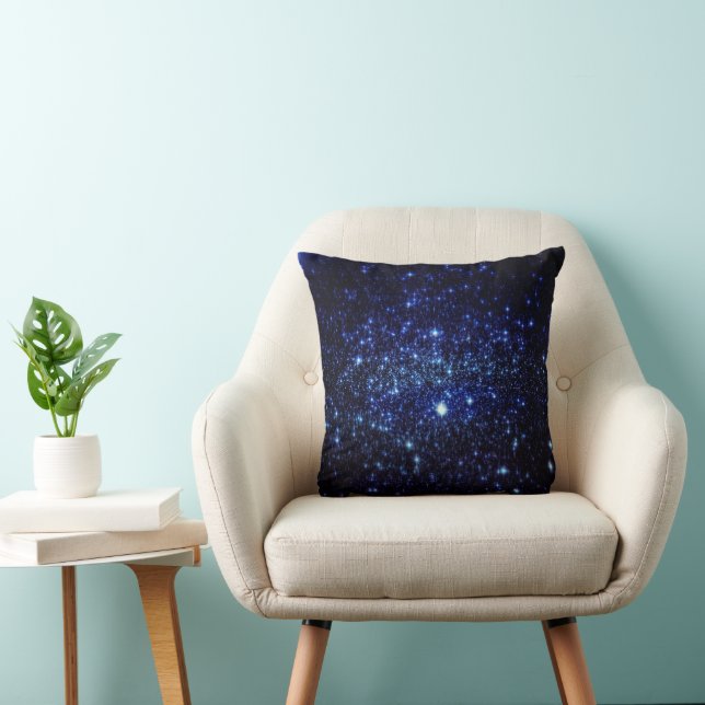 Blue Dreams Stars Pillow Kudde (Stol)