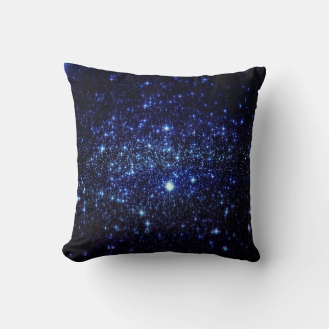 Blue Dreams Stars Pillow Kudde (Framsida)