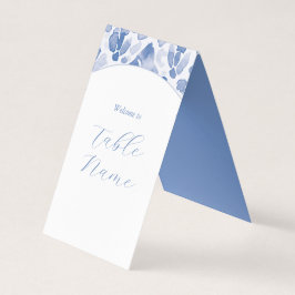 Blue Dreamy Table Markers Kort