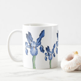 Blue Dutch Iris - Kaffemugg