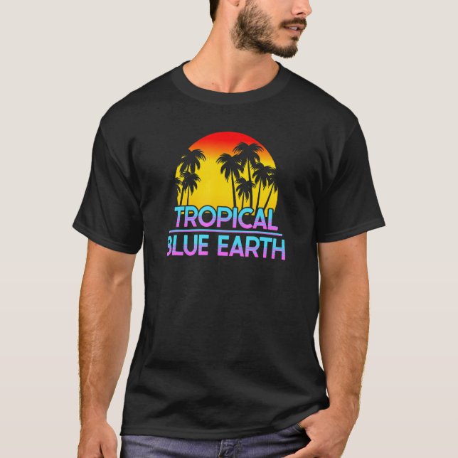 Blue Earth Minnesota Funny Ironic Weather T Shirt (Framsida)