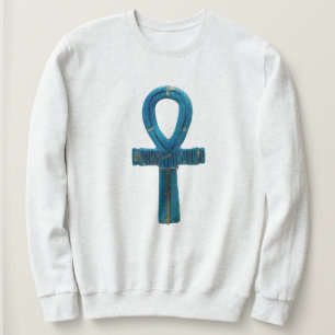 Blue Egyptian Ahnk Sweatshirt T Shirt