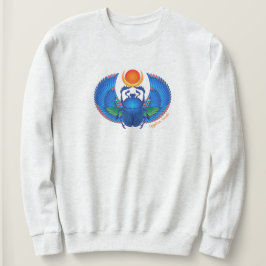 Blue Egyptian Scarab Sweatshirt T Shirt