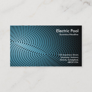 Blue Electric Bassäng 03 Visitkort