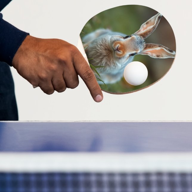 "Blue Elegance: The Russian Bunny" Pingisracket (Insitu)