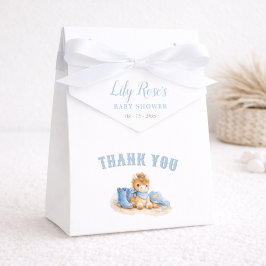 Blue Elegant Little Cowboy Baby Western Shower Presentaskar