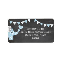 Blue Elephant Baby Shower