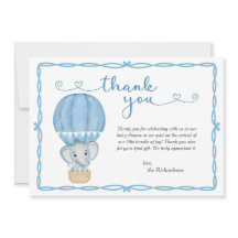 Blue Elephant Baby Shower