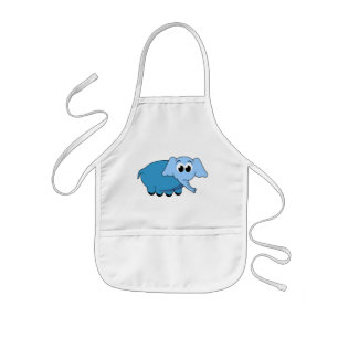 Blue Elephant Barn apron Barnförkläde