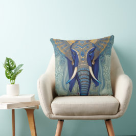 Blue Elephant Dekorativ kudde