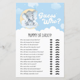 Blue Elephant Gissa Vem Mamma eller pappa Game