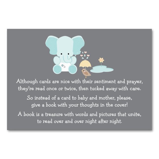 BLUE ELEPHANT LITTLE BIRD BOK REQEUST Card Bordsnummer (Framsidan)