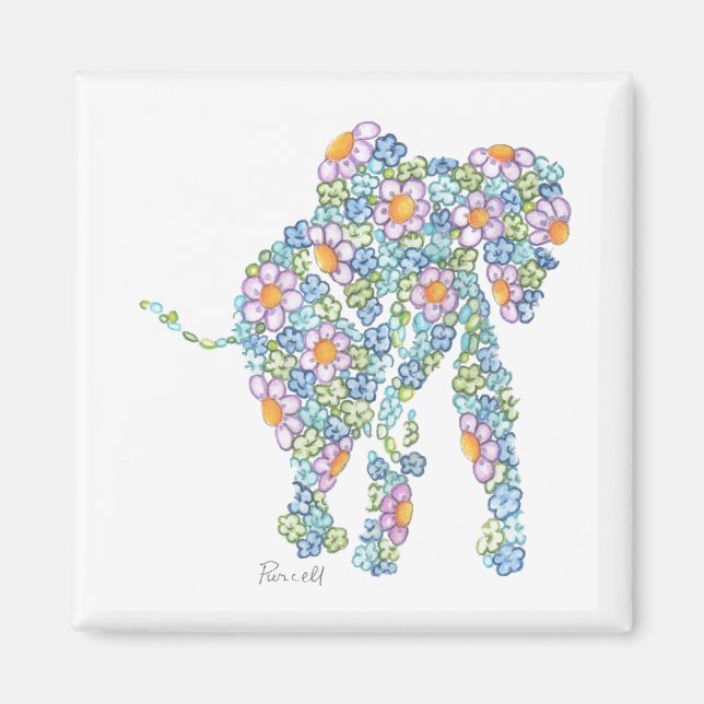 Blue Elephant magnet (Framsidan)