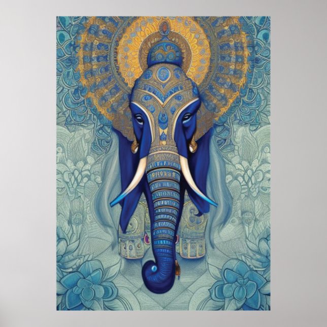Blue Elephant Poster (Framsidan)