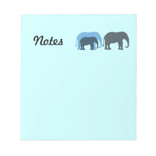 Blue Elephants Anteckningsblock