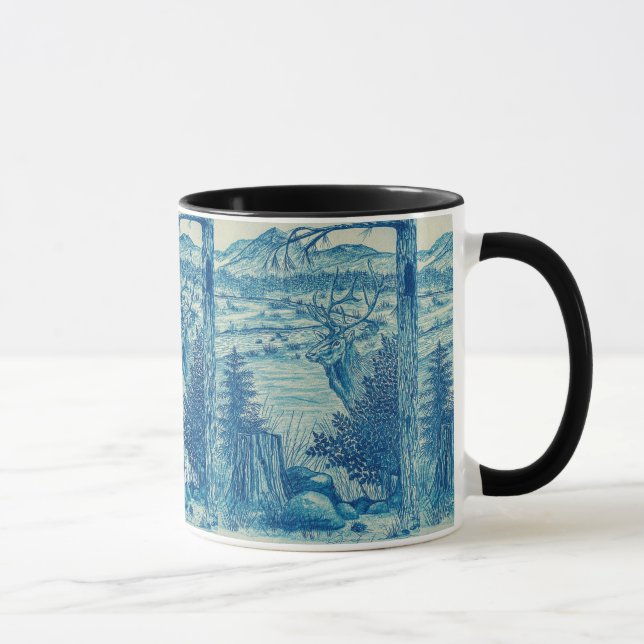 Blue Elk Mugg (Höger)