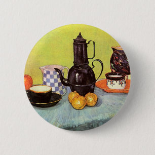 Blue Enamel Coffepot av Vincent van Gogh Knapp