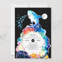 Blue Enchanted Kids Shark Birthday