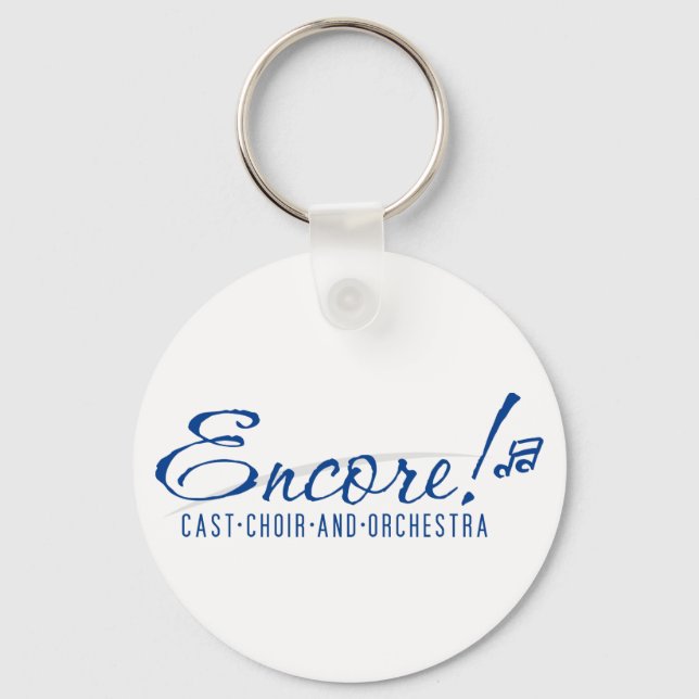 Blue Encore Keychain Nyckelring (Framsida)