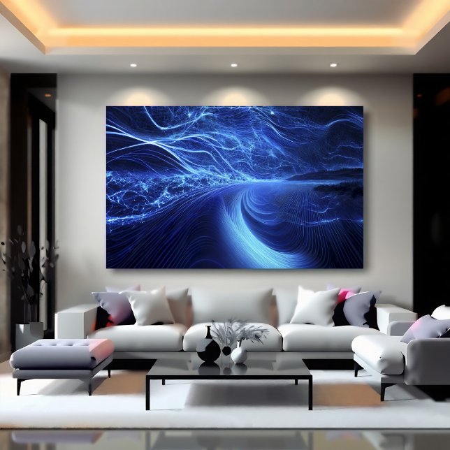 Blue Energy Flow Poster (Skapare uppladdad)