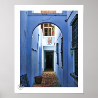 Blue Entrance Poster