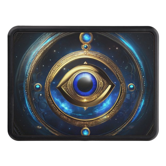 Blue Evil Öga Dragkroksskydd (Framsidan)