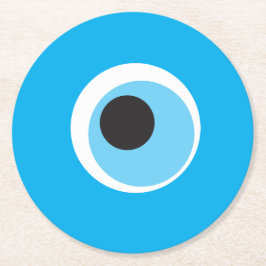 Blue Evil Öga Drink Underlägg - Samla in hela 4 Fä