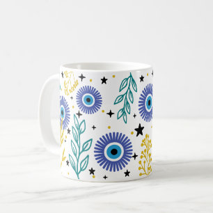 Blue Evil Öga Kaffemugg
