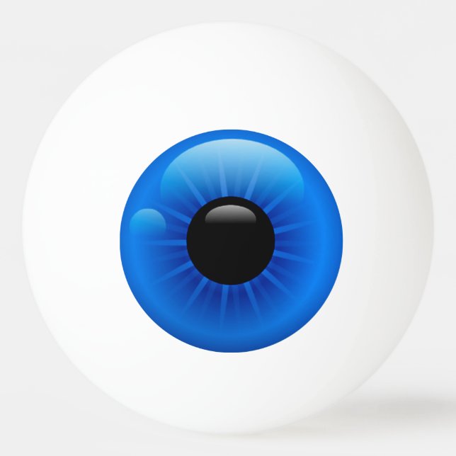 Blue Eyeball Pingisboll (Framsidan)