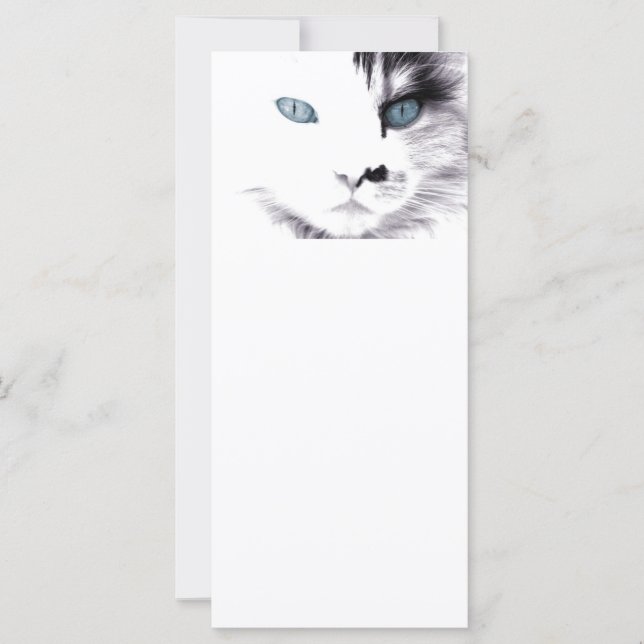 Blue Eyed Cat Bookmark (Framsida)