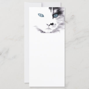 Blue Eyed Cat Bookmark