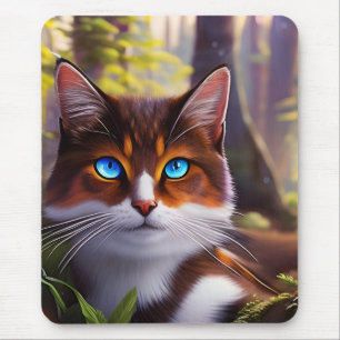 Blue Eyed Cat in the4 Forest Musmatta