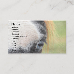 Blue-Eyed Horse Visitkort
