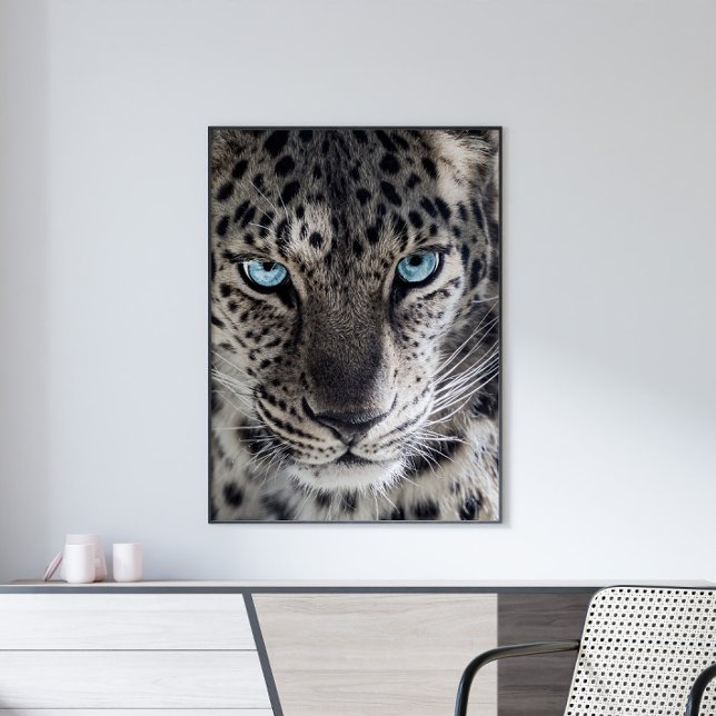 Blue Eyed Leopard Photography Art Poster (Skapare uppladdad)