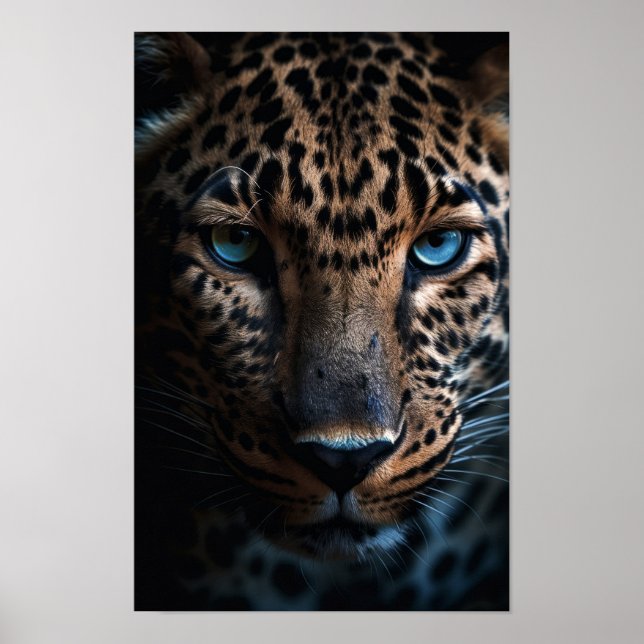 Blue Eyed Leopard Poster (Framsidan)