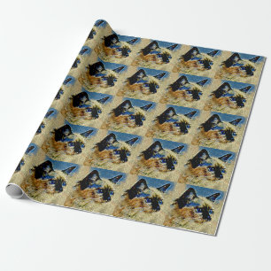 Blue Eyed Siamese Cat Mosaic Tiles Presentpapper