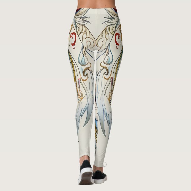Blue Eyed Varg Dream Catcher Leggings (Baksida)