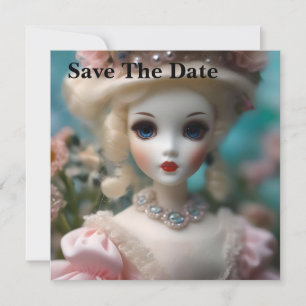 Blue Eyed Vintage Doll. Spara Datumet